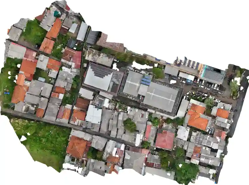 jasa pemetaan drone fixed wing orthomosaic