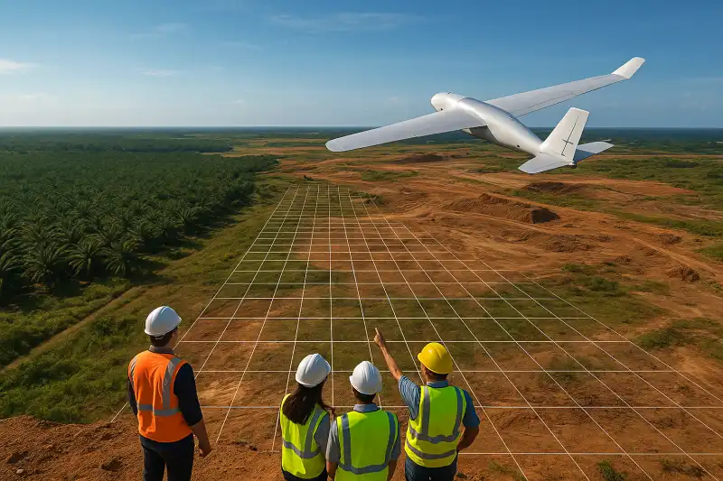 pemetaan skala besar dengan uav fixed wing